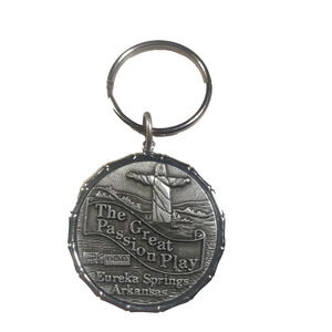 The Great Passion Play Eureka Springs Arkansas Metal Keychain Collectable